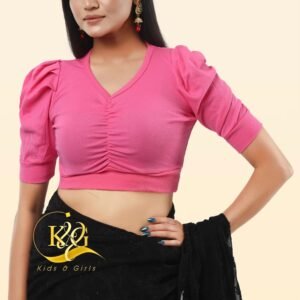 Crop-Top Blouse- Half Body Half Hata